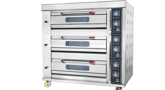 Crown B 3 Deck 6 Tray Gas Oven